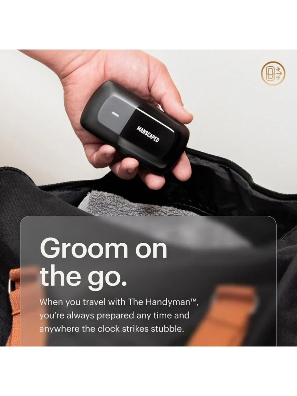 Compact Face Shaver for Men - Portable Grooming Tool for Easy Touch-Ups